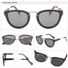 Load image into Gallery viewer, Quality Bamboo and Wood Men's Wooden Polarized Lens Sunglasses for Women UV400 Handmade Sunglasses
