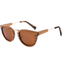 Load image into Gallery viewer, Quality Bamboo and Wood Men's Wooden Polarized Lens Sunglasses for Women UV400 Handmade Sunglasses
