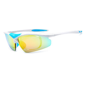 Bicycle Sunglasses Photochromic Lenses Men Sport Sunglasses Black/Red/White Frame