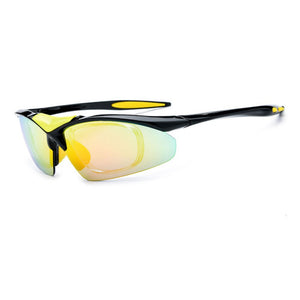 Bicycle Sunglasses Photochromic Lenses Men Sport Sunglasses Black/Red/White Frame