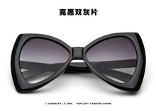 Load image into Gallery viewer, Big Butterfly Sunglasses Women Cat Eye Leopard Elegant Ladies Glasses Festival Steam Punk Italy Superstar Clear Eyewear oculos