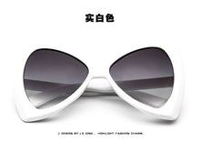 Load image into Gallery viewer, Big Butterfly Sunglasses Women Cat Eye Leopard Elegant Ladies Glasses Festival Steam Punk Italy Superstar Clear Eyewear oculos