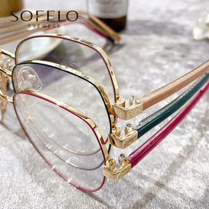 Big Cat Eye Optical Glasses Frame Women Myopia Prescription Eye glasses Frame Ladies Anti Blue Light Computer Spectacles Frame