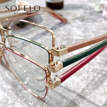 Load image into Gallery viewer, Big Cat Eye Prescription Frame Myopia Optical Glasses Frame Women Clear Anti Blue Light Eyeglasses Frame Female Computer Eyewear