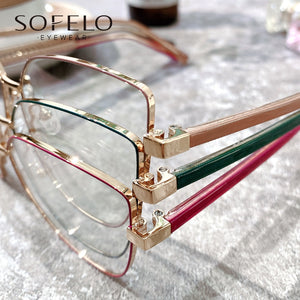 Big Cat Eye Prescription Frame Myopia Optical Glasses Frame Women Clear Anti Blue Light Eyeglasses Frame Female Computer Eyewear