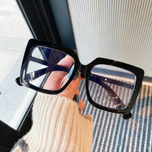 Load image into Gallery viewer, Big Frame Square Anti Blue Light Glasses Frame Women Oversized Computer Eyewear Frame Men Clear Myopia Optical Square Eyeglasses