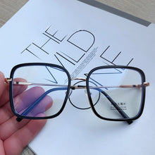 Carica l&#39;immagine nel visualizzatore di Gallery, Big Frame Square Anti-blue Light Glasses Frame Oversized Computer Eyewear Frame For Women&amp;Men Square Optical Glasses Eyeglasses