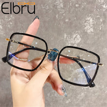 Carica l&#39;immagine nel visualizzatore di Gallery, Big Frame Square Anti-blue Light Glasses Frame Oversized Computer Eyewear Frame For Women&amp;Men Square Optical Glasses Eyeglasses