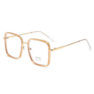 Big Frame Square Anti-blue Light Glasses Frame Oversized Computer Eyewear Frame For Women&Men Square Optical Glasses Eyeglasses