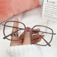 Load image into Gallery viewer, Big Frame Square Anti-blue Light Glasses Frame Oversized Optical Glasses Computer Eyewear Frame For Women&amp;Men Square Eyeglasses
