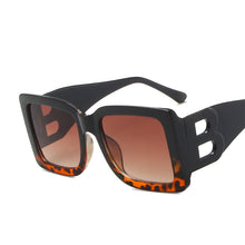 Load image into Gallery viewer, Big Frame Square Sunglasses Ladies Oversized Black Style Shadow Ladies Big Frame Sunglasses Female Trend Glasses