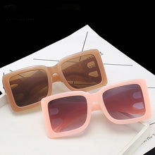 Load image into Gallery viewer, Big Frame Square Sunglasses Ladies Oversized Black Style Shadow Ladies Big Frame Sunglasses Female Trend Glasses