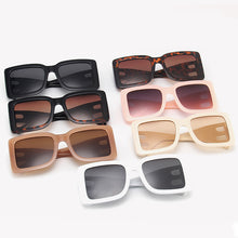 Load image into Gallery viewer, Big Frame Square Sunglasses Ladies Oversized Black Style Shadow Ladies Big Frame Sunglasses Female Trend Glasses