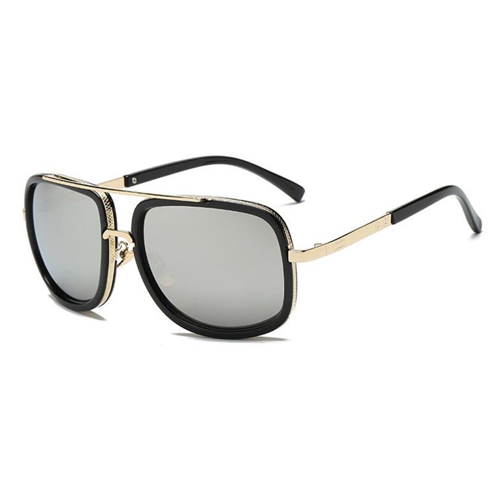 Big Frame Square Sunglasses Men Women Brand Designer Gradient Sun Glasses Female 2023 Mirror Oculos Shades Glasses  Plastic Fram