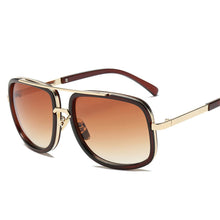 Load image into Gallery viewer, Big Frame Square Sunglasses Men Women Brand Designer Gradient Sun Glasses Female 2023 Mirror Oculos Shades Glasses  Plastic Fram