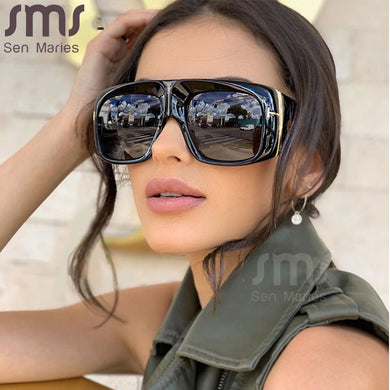 Big Frame Sunglasses Women Steampunk Goggle Sun Glasses Men Oversized Shades UV400 Glasses Brand Designer Eyewear
