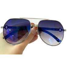 Carica l'immagine nel visualizzatore di Gallery, Grandi occhiali da sole pilota donna uomo con occhiali di marca di alta qualità occhiali da sole uomo UV400 gafas de sol 