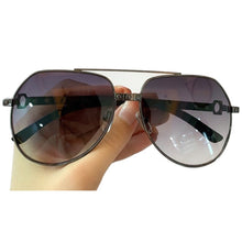 Carica l'immagine nel visualizzatore di Gallery, Grandi occhiali da sole pilota donna uomo con occhiali di marca di alta qualità occhiali da sole uomo UV400 gafas de sol 