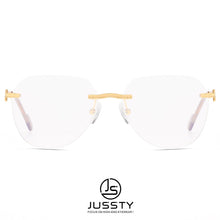 Load image into Gallery viewer, Big Rimless Optical Glasses Frame Men High Quality  Brand Prescription Eyeglasses Frame Women Custom Myopia Eyewear Frame