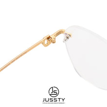 Load image into Gallery viewer, Big Rimless Optical Glasses Frame Men High Quality  Brand Prescription Eyeglasses Frame Women Custom Myopia Eyewear Frame