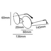 Load image into Gallery viewer, Big Round Glasses Transparent Women&#39;s Eyewear Frames Metal Clear Lens zeros Optical Frames Myopia Nerd  Glasses Frame