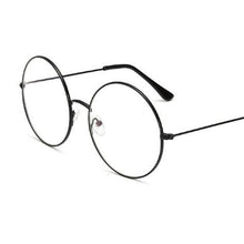 Load image into Gallery viewer, Big Round Glasses Transparent Women&#39;s Eyewear Frames Metal Clear Lens zeros Optical Frames Myopia Nerd  Glasses Frame
