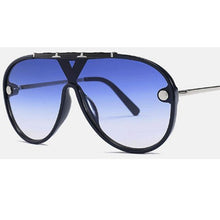 Load image into Gallery viewer, Big Shield Sunglasses For Women Vintgae Brand Designer Oversized Women’s sunglasses Large Men Shades Eyewear