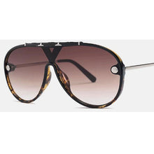 Load image into Gallery viewer, Big Shield Sunglasses For Women Vintgae Brand Designer Oversized Women’s sunglasses Large Men Shades Eyewear