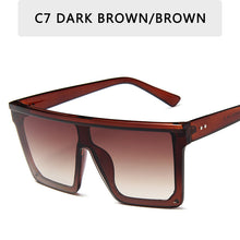 Load image into Gallery viewer, Big Square Frame Sunglasses Women Retro Gradient Sun Glasses Female Brand Vintage Lady Oculos De Sol Masculino UV400