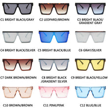 Load image into Gallery viewer, Big Square Frame Sunglasses Women Retro Gradient Sun Glasses Female Brand Vintage Lady Oculos De Sol Masculino UV400