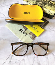 Load image into Gallery viewer, Big Square Optical Glasses Frame Men Women Johnny Depp Eyeglasses  Brand Vintage Acetate Frame Clean Lens With Box