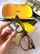 Load image into Gallery viewer, Big Square Optical Glasses Frame Men Women Johnny Depp Eyeglasses  Brand Vintage Acetate Frame Clean Lens With Box