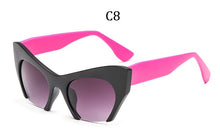 Load image into Gallery viewer, Big frame women glasses frame fashion cat eye Clear Lens brand oversized Glasses Female Transparent Half frame optical frame