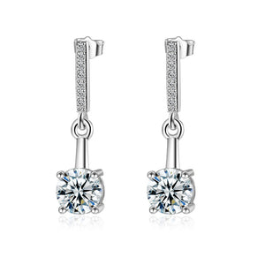 Bijoux Jewelry Fashion Zircon Stud Earrings Anti-allergy Bague Femme Lovely Maxi Brincos for Women Party Birthd Christmas Gift