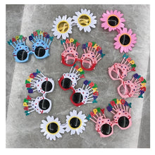 Carica l&#39;immagine nel visualizzatore di Gallery, Birthday Party Glasses Funny Candle Sunflower Rainbow Sunglasses Happy Birthday Photo Booth Props Kids Favor Party Decor GH1056