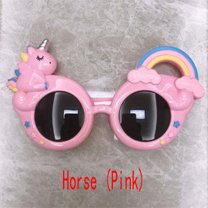 Birthday Party Glasses Funny Candle Sunflower Rainbow Sunglasses Happy Birthday Photo Booth Props Kids Favor Party Decor GH1056