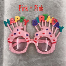 Carica l&#39;immagine nel visualizzatore di Gallery, Birthday Party Glasses Funny Candle Sunflower Rainbow Sunglasses Happy Birthday Photo Booth Props Kids Favor Party Decor GH1056