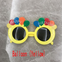 Carica l&#39;immagine nel visualizzatore di Gallery, Birthday Party Glasses Funny Candle Sunflower Rainbow Sunglasses Happy Birthday Photo Booth Props Kids Favor Party Decor GH1056