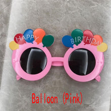 Carica l&#39;immagine nel visualizzatore di Gallery, Birthday Party Glasses Funny Candle Sunflower Rainbow Sunglasses Happy Birthday Photo Booth Props Kids Favor Party Decor GH1056