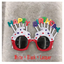 Carica l&#39;immagine nel visualizzatore di Gallery, Birthday Party Glasses Funny Candle Sunflower Rainbow Sunglasses Happy Birthday Photo Booth Props Kids Favor Party Decor GH1056