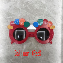 Carica l&#39;immagine nel visualizzatore di Gallery, Birthday Party Glasses Funny Candle Sunflower Rainbow Sunglasses Happy Birthday Photo Booth Props Kids Favor Party Decor GH1056