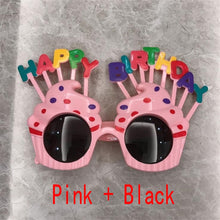 Carica l&#39;immagine nel visualizzatore di Gallery, Birthday Party Glasses Funny Candle Sunflower Rainbow Sunglasses Happy Birthday Photo Booth Props Kids Favor Party Decor GH1056