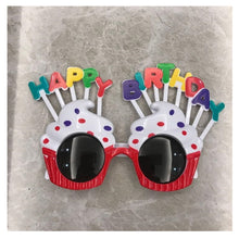 Carica l&#39;immagine nel visualizzatore di Gallery, Birthday Party Glasses Funny Candle Sunflower Rainbow Sunglasses Happy Birthday Photo Booth Props Kids Favor Party Decor GH1056