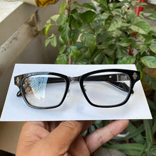 Load image into Gallery viewer, Black Acetate Retro Spectacles Men  Designer Style