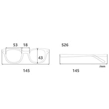 Load image into Gallery viewer, Black Acetate Retro Spectacles Men  Designer Style