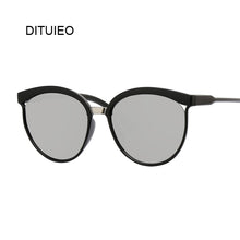 Carica l&#39;immagine nel visualizzatore di Gallery, Black Cat Eye Sunglasses Women Brand Designer Retro Cateyes Glasses Female Frame Oval Eyewear UV400 Eye Ladies Glasses