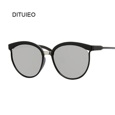 Black Cat Eye Sunglasses Women Brand Designer Retro Cateyes Glasses Female Frame Oval Eyewear UV400 Eye Ladies Glasses