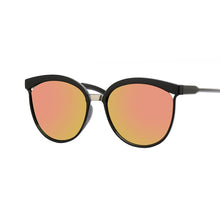 Load image into Gallery viewer, Black Cat Eye Sunglasses Women Luxury Eyewear Black Retro Female Sunglass Mirror Round Cateye Glasses For Woman