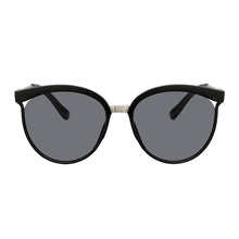 Load image into Gallery viewer, Black Cat Eye Sunglasses Women Luxury Eyewear Black Retro Female Sunglass Mirror Round Cateye Glasses For Woman