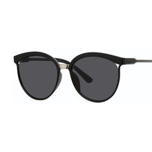 Load image into Gallery viewer, Black Cat Eye Sunglasses Women Luxury Eyewear Black Retro Female Sunglass Mirror Round Cateye Glasses For Woman